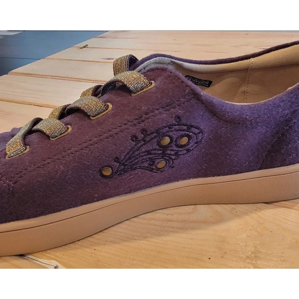 REVITALIGN Malibu Sparkle Sneakers Vintage Violet Purple 12 B Ortho Comfort Shoe